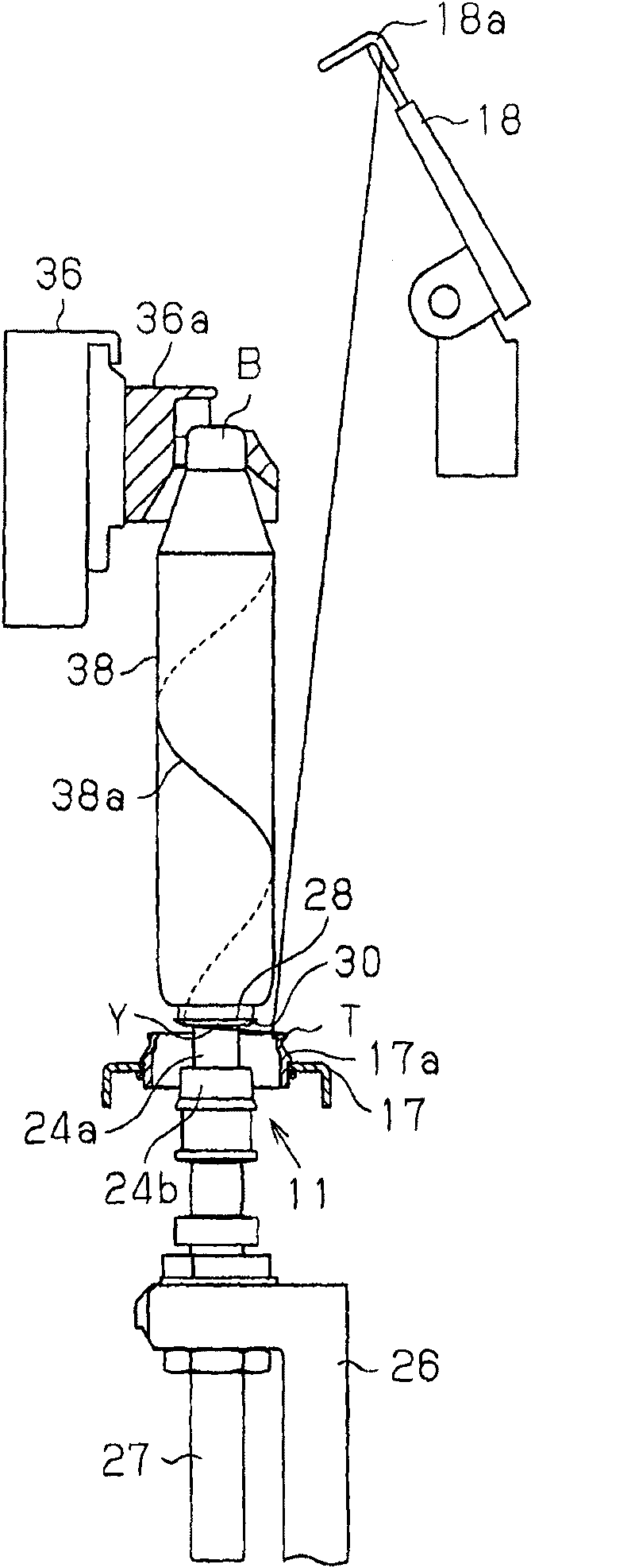 Yarn end cutting method for spinning machine