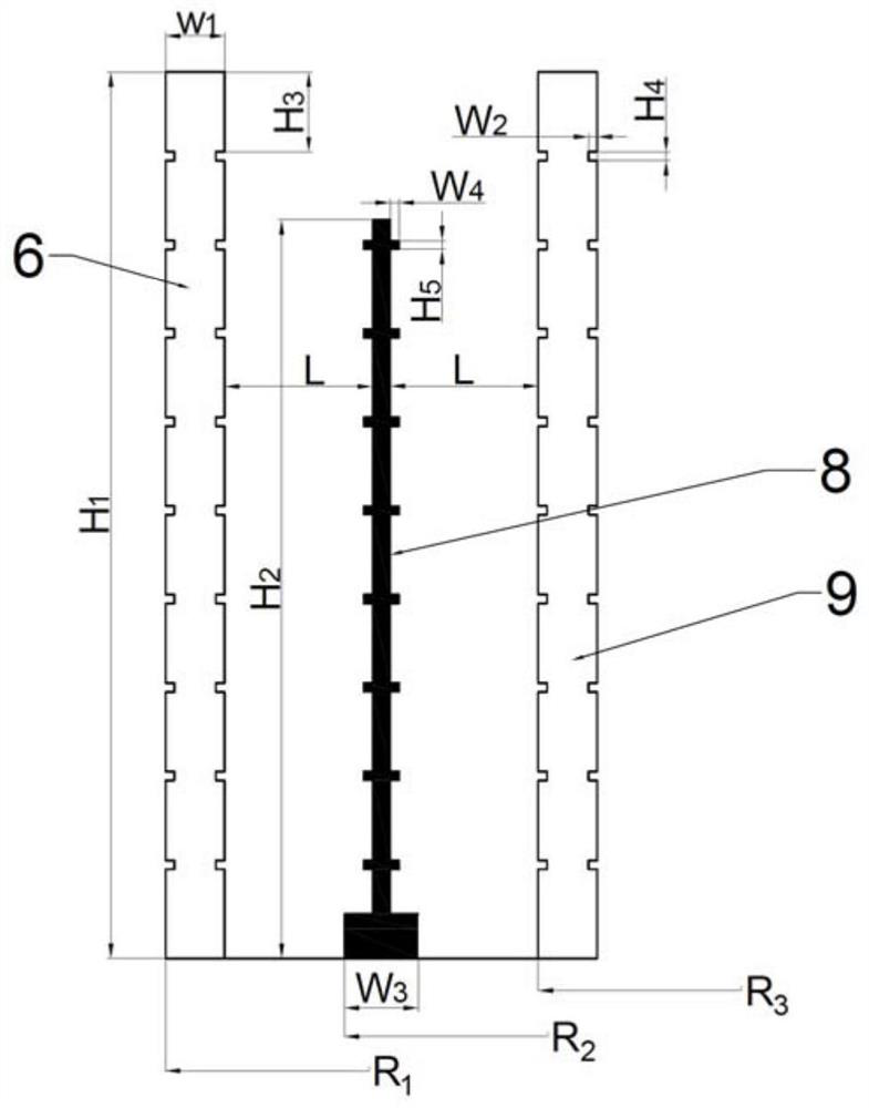 Ion carbonitriding treatment device for titanium alloy surface