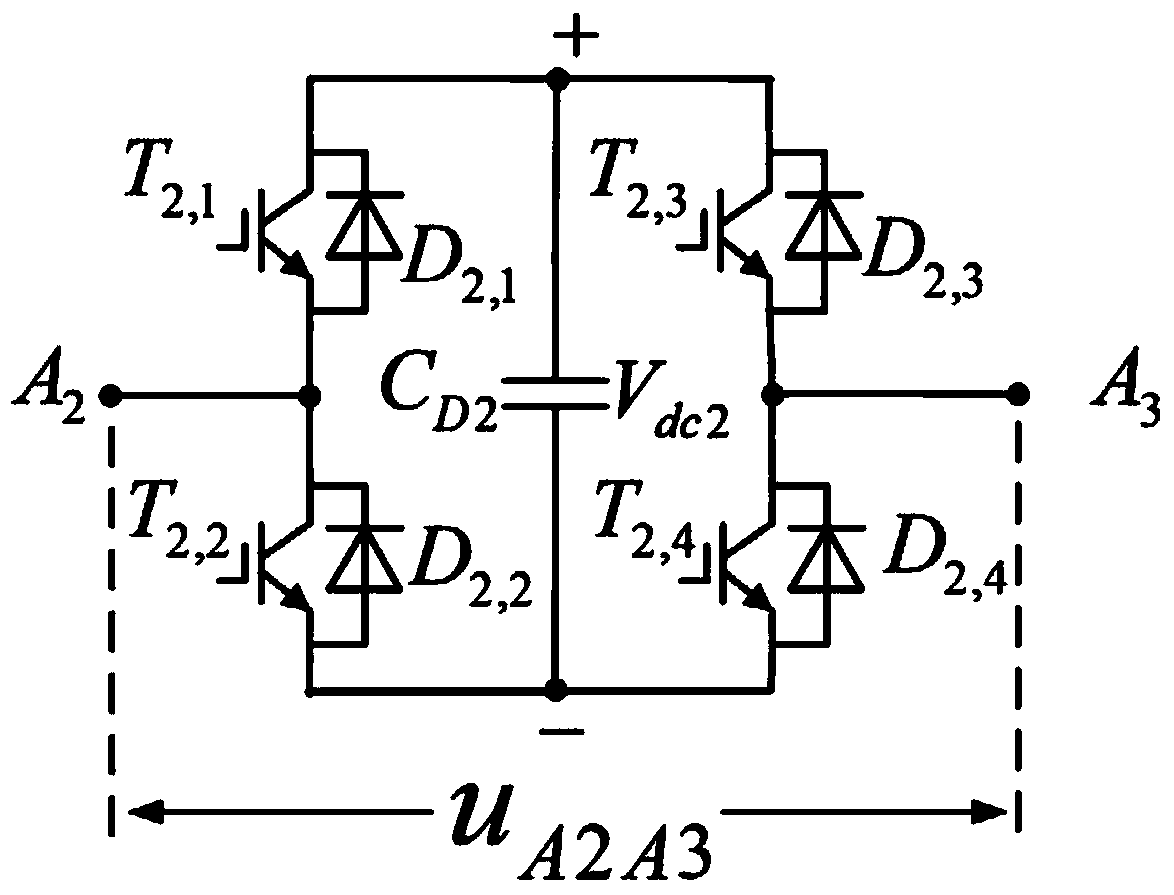 Mixing cascaded multi-electric-level converter topology and control method based on T type APF