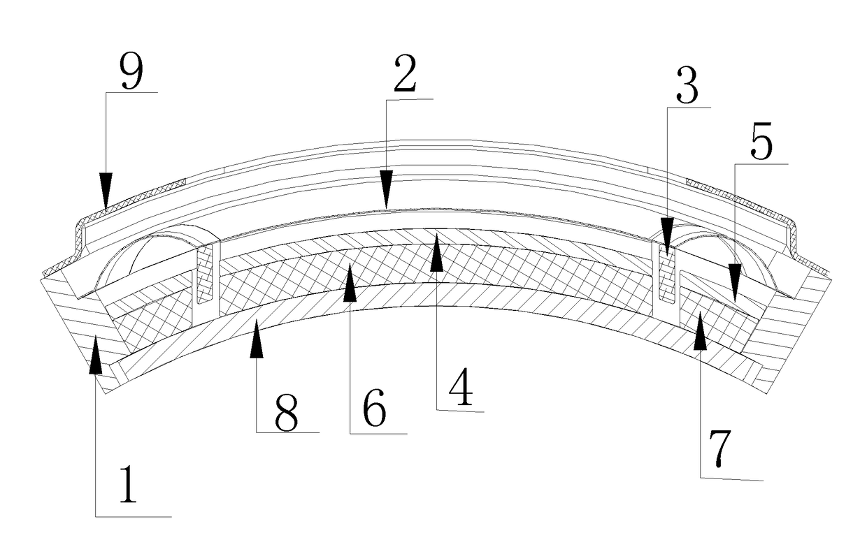 Bending loudspeaker and wearable electronic products comprising the same