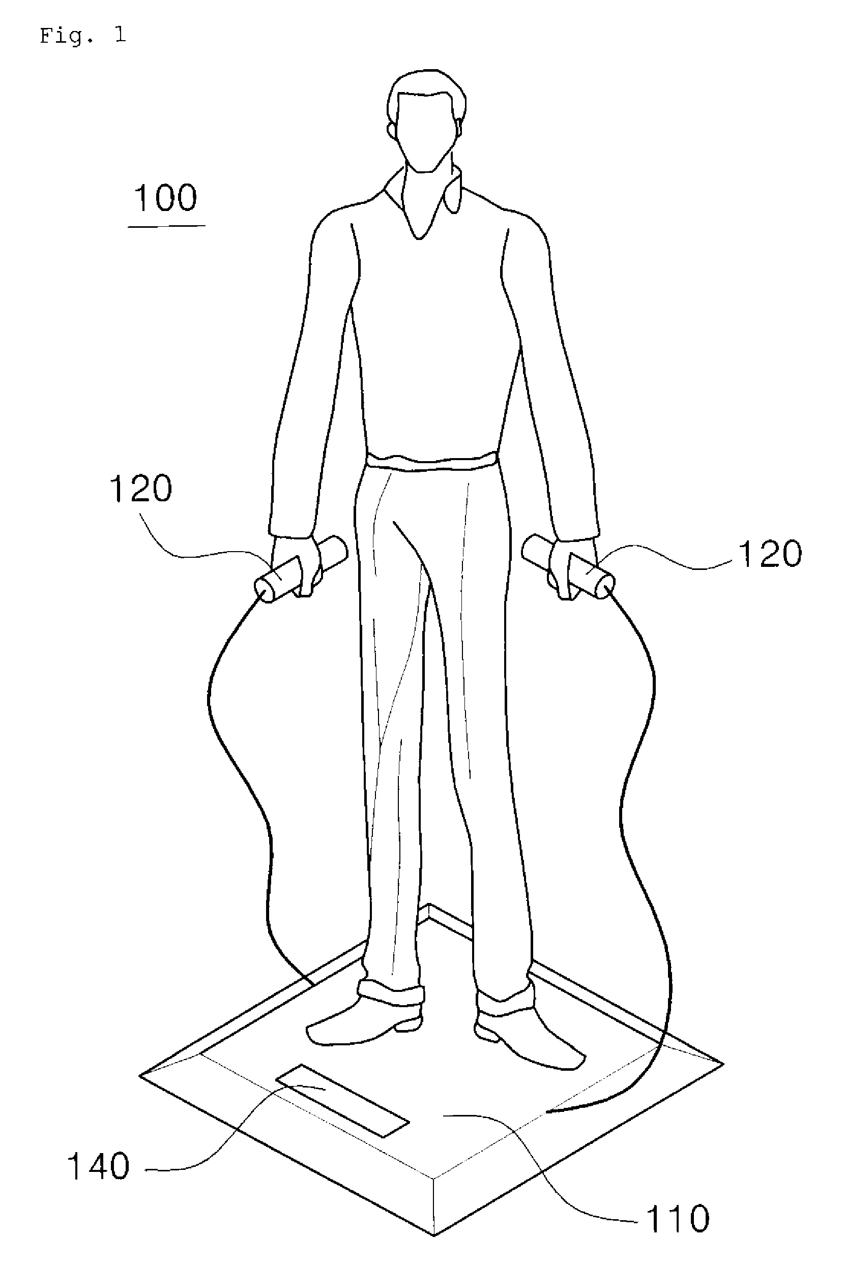 Scale-type nonconstrained health condition evaluating apparatus and method