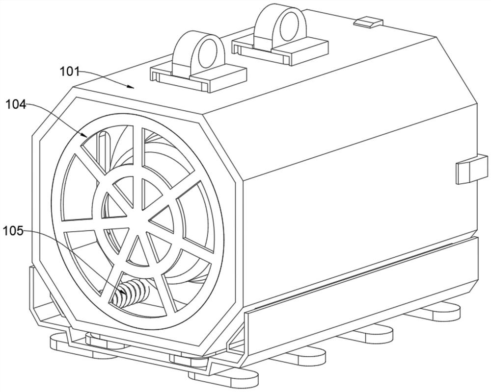 A servo motor with long service life