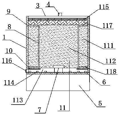 Data placing cabinet