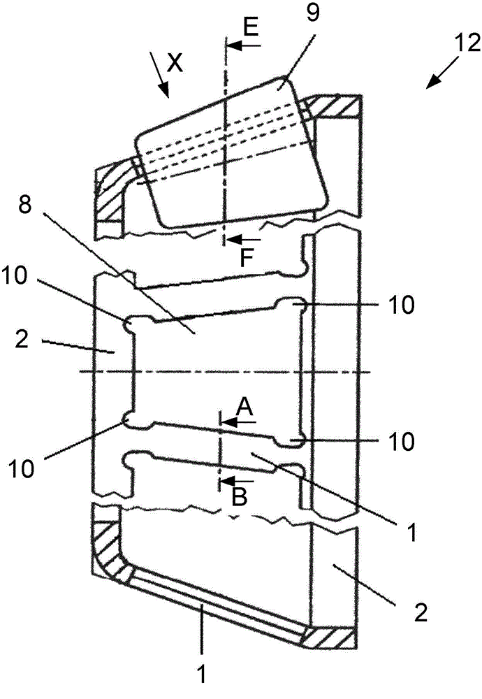 Rolling bearing cage and manufacturing method thereof