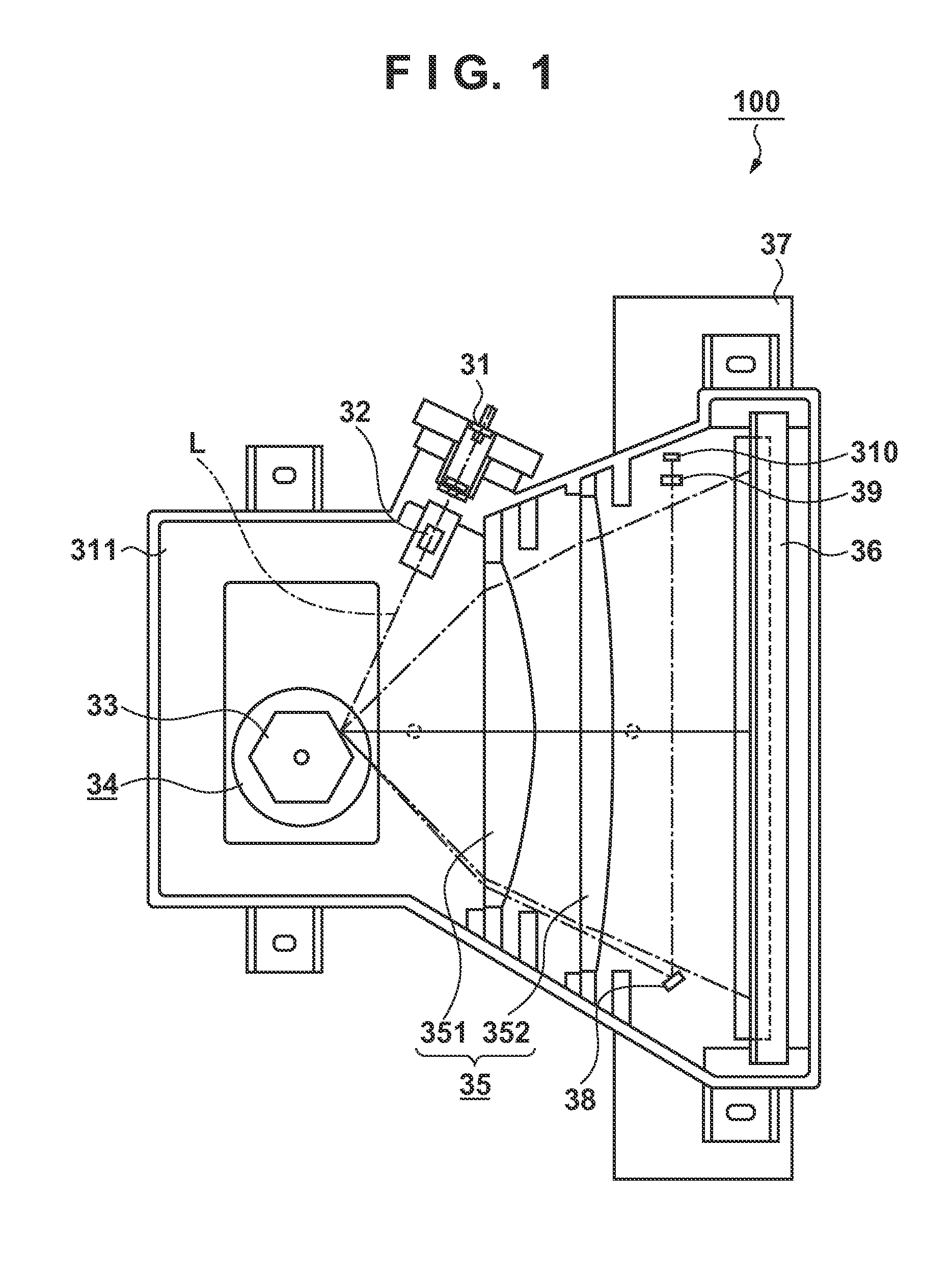 Motor control device, and optical scanning device, image forming device and printed circuit board including the same