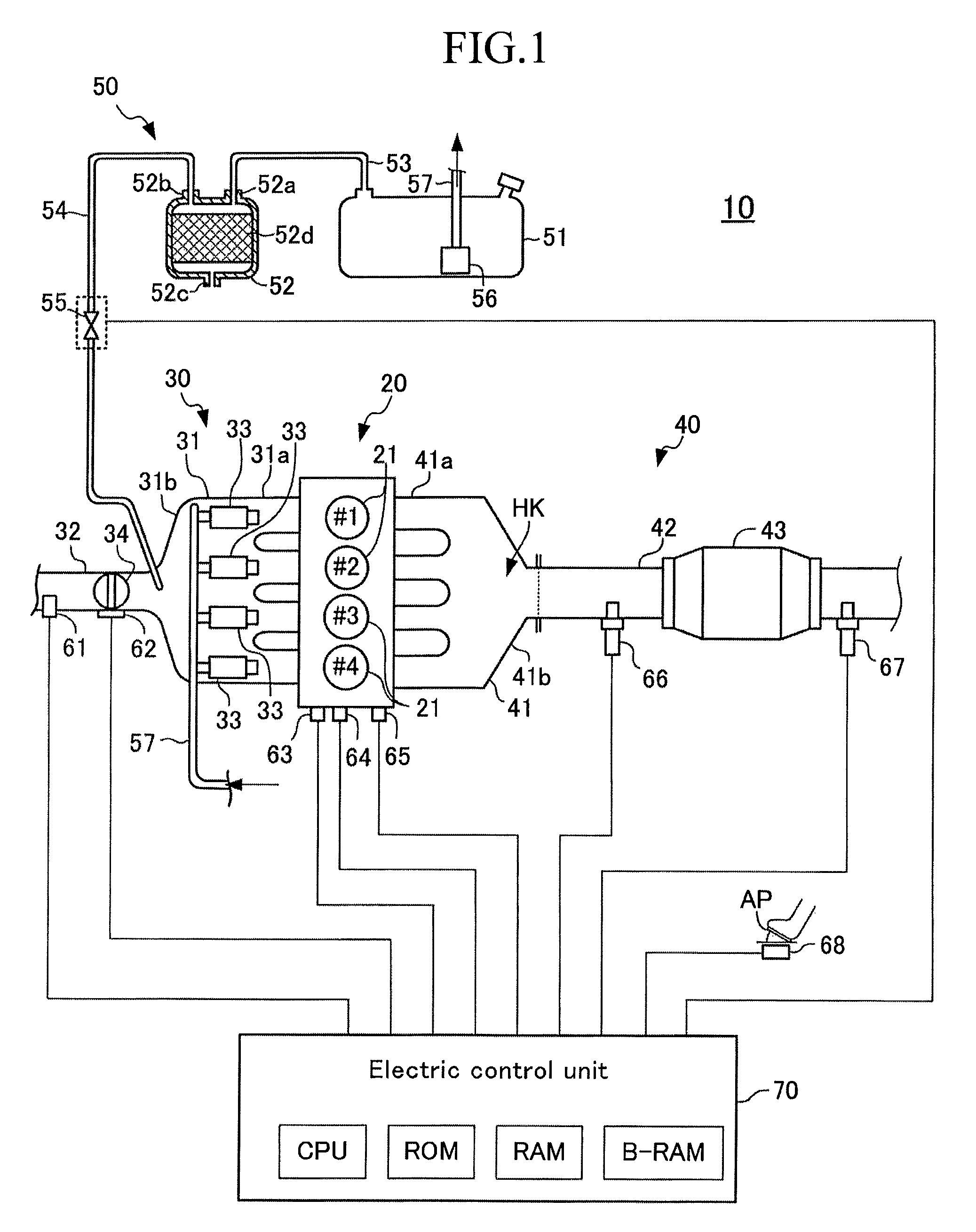 Control apparatus for an internal combustion engine