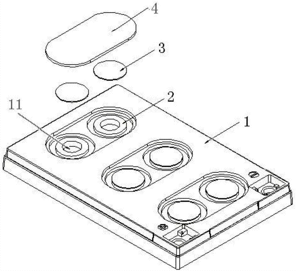 Exhaust safety valve for lead-acid storage battery and production process thereof