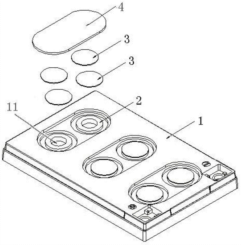 Exhaust safety valve for lead-acid storage battery and production process thereof