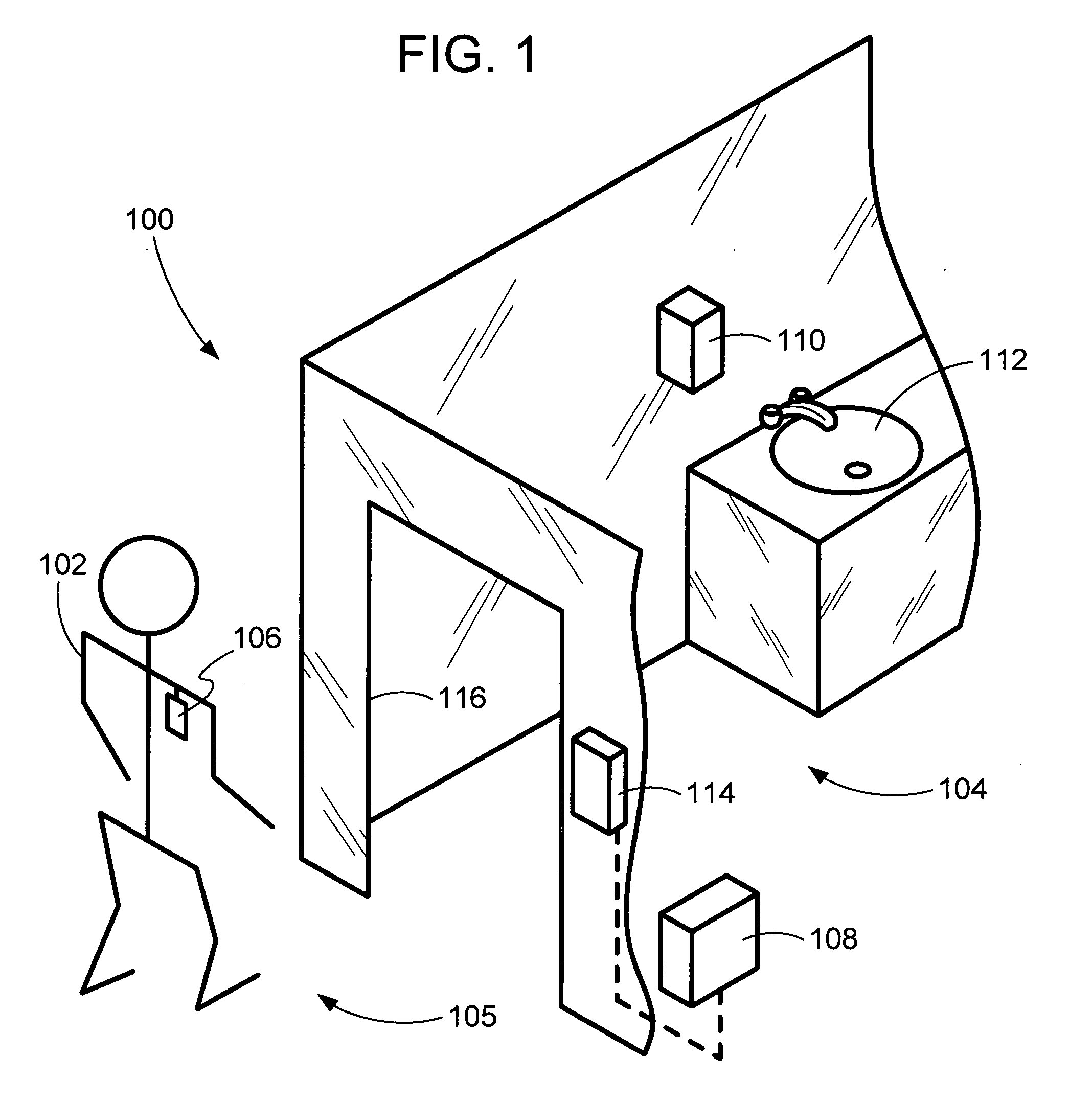 System and method for detecting proper cleaning of people and items entering a controlled area