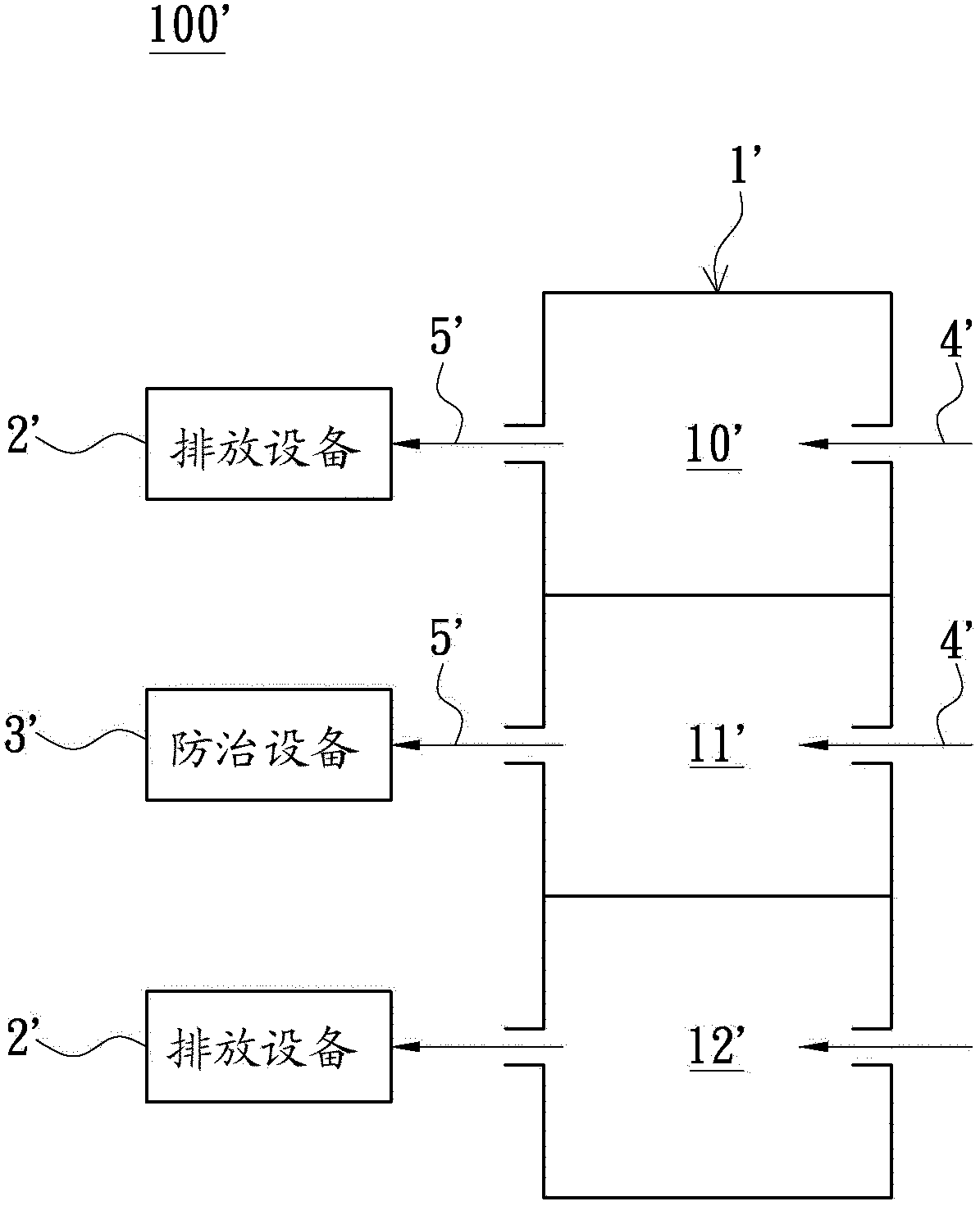 Volatile organic compound recovery system and recovery process thereof