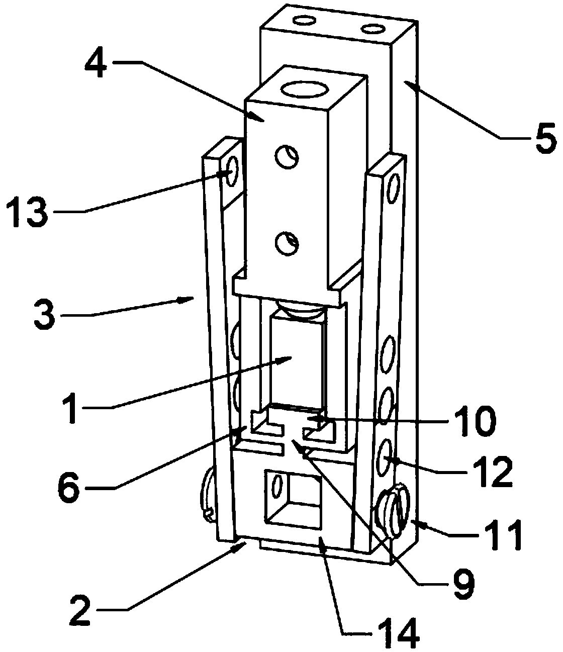 Inertial stick-slip type cross-scale motion platform