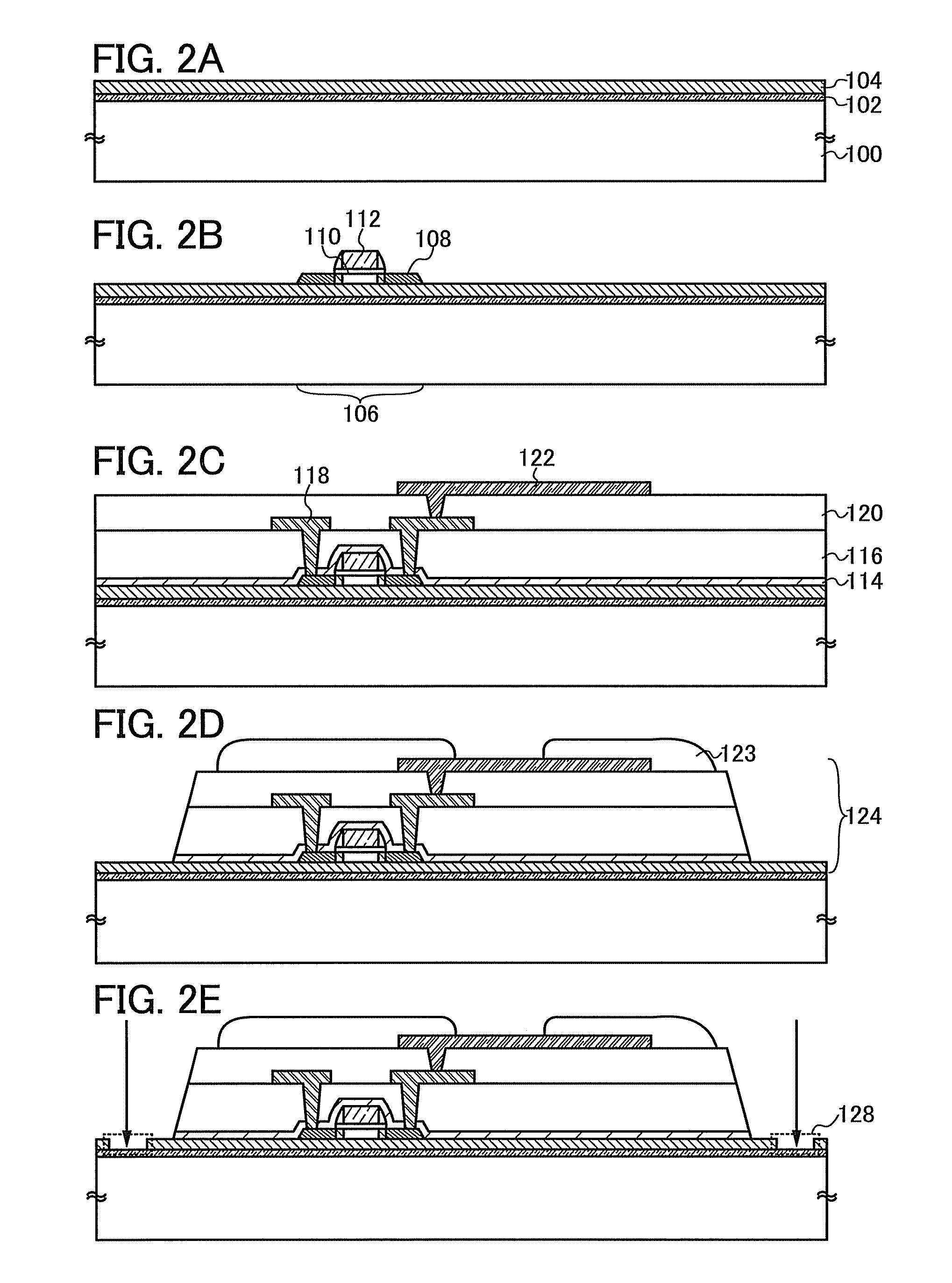 Light emitting device and electronic device utilizing fibrous barrier layers impregnated with organic resin