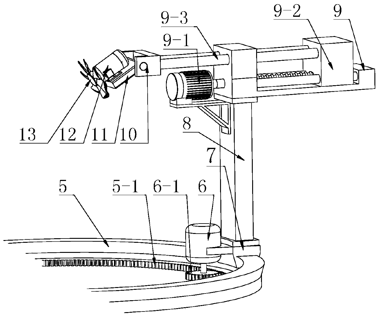 Three-dimensional flower shape selection device