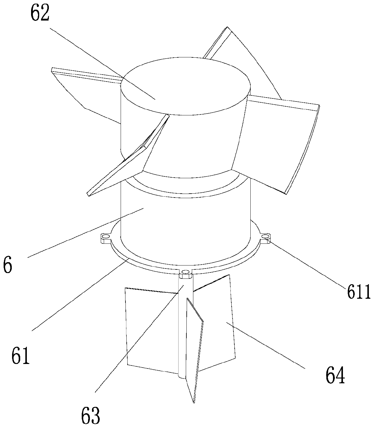 A heat sink for an adjustable focus LED projection lamp