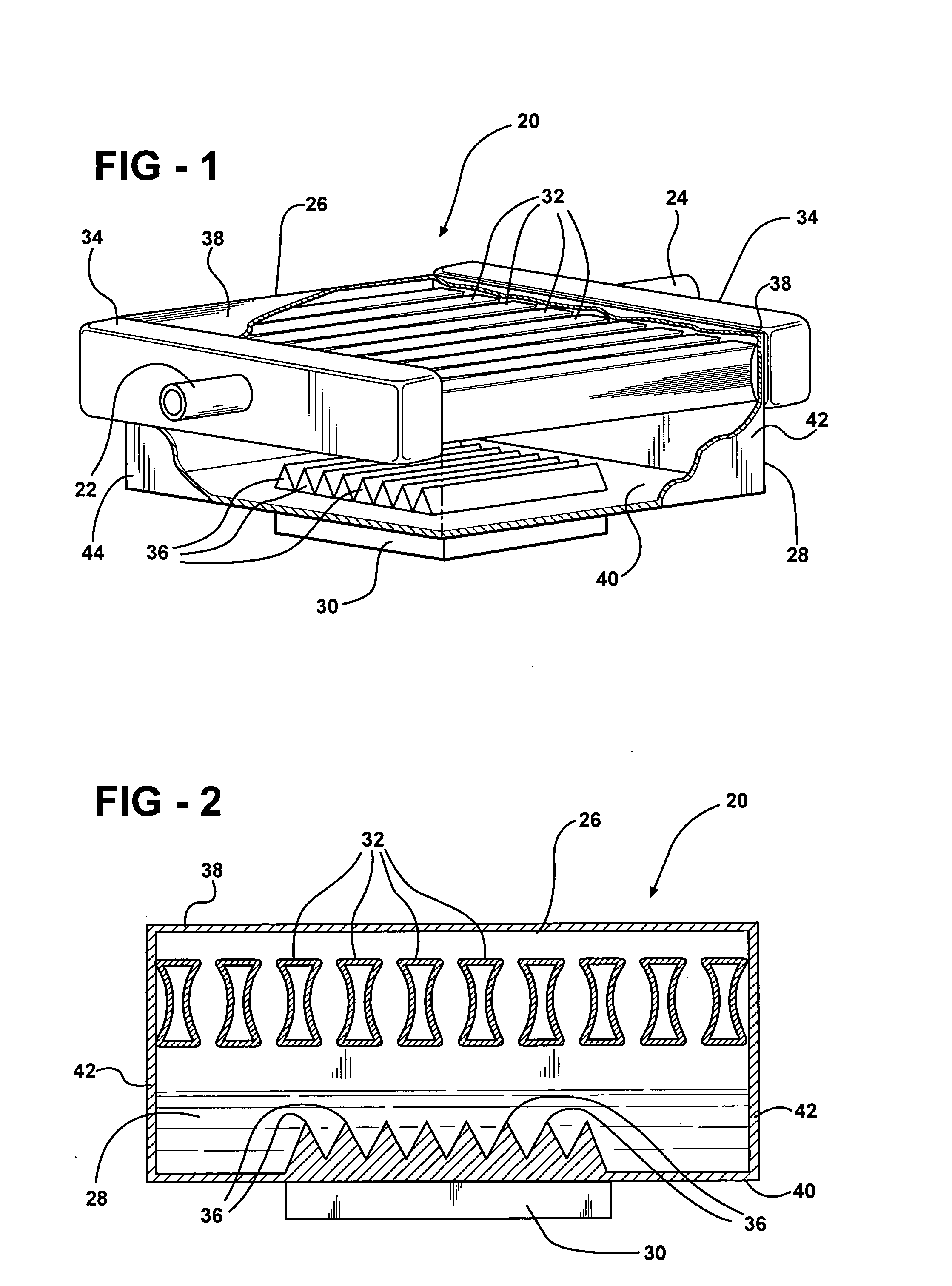Liquid cooled thermosiphon with flexible coolant tubes