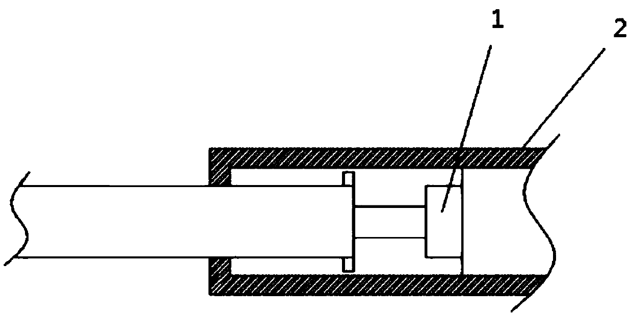 Pipe body shake removing mechanism for suction hose