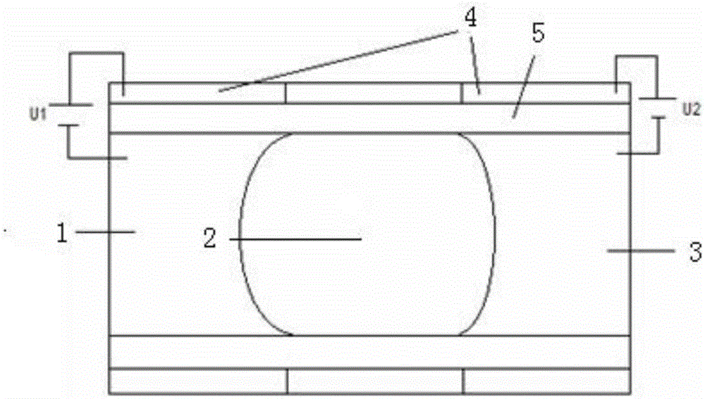 Aspheric surface analysis method for simulating human eye crystalline lens based on three-liquid lens structure