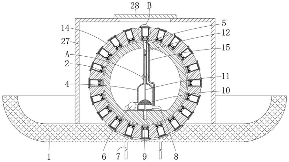 Sampling device for environment detection and use method thereof