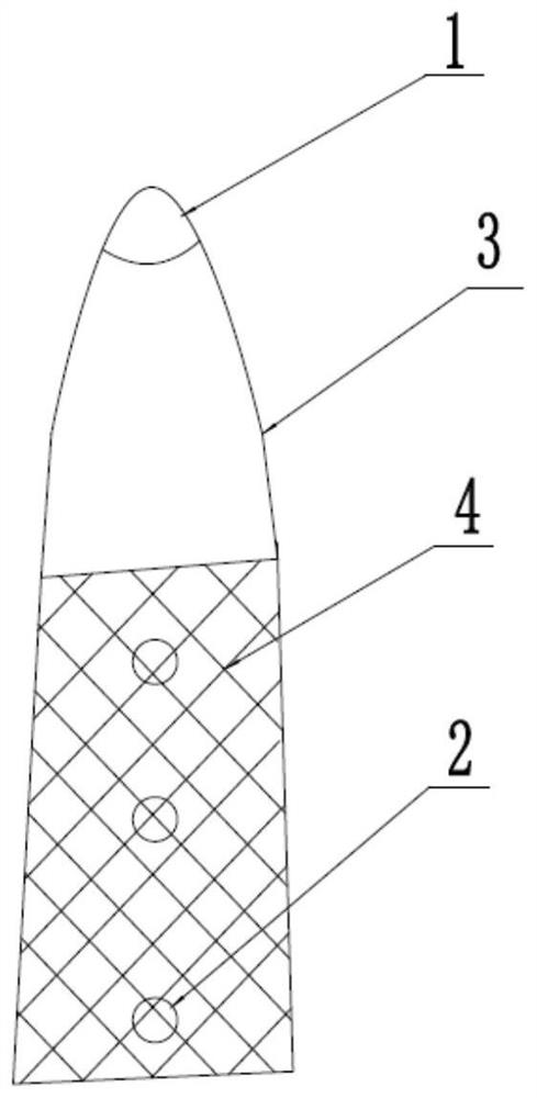 Lightning protection system of wind generating set