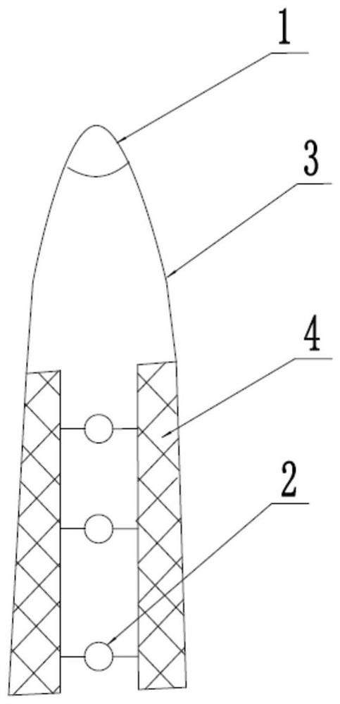 Lightning protection system of wind generating set