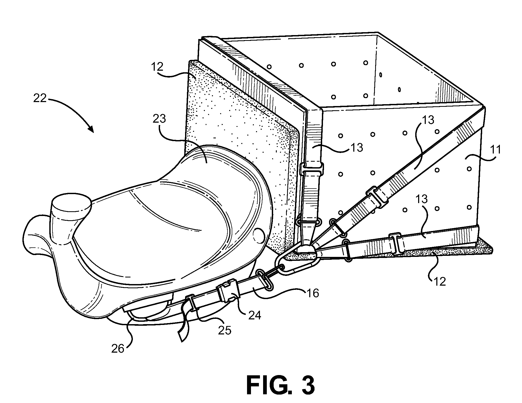 Horseback riding animal cradle