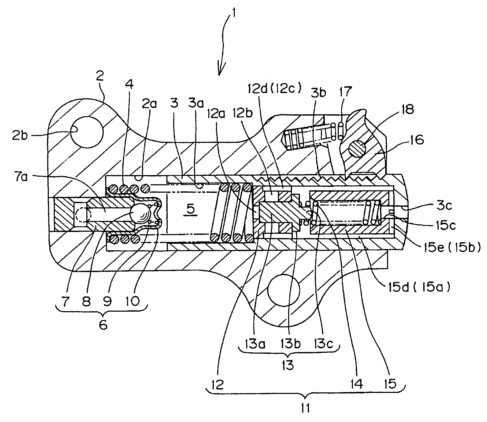 Hydraulic tensioner with improved relief valve