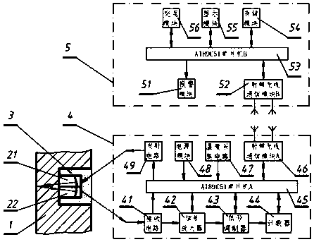 Abrasion monitoring method and structure for crushing cavity