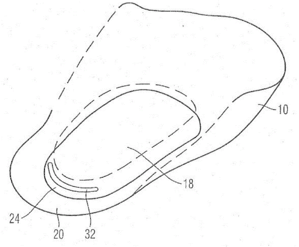 Tooth produced in a mold, and dental prosthesis