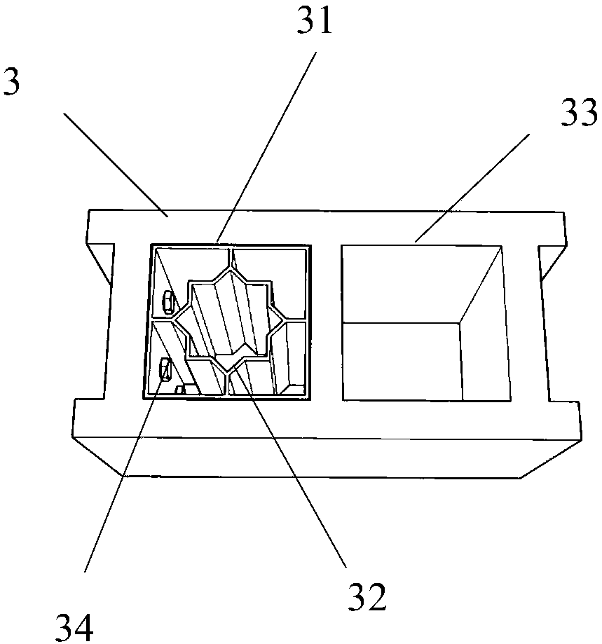 Concrete brick curtain wall