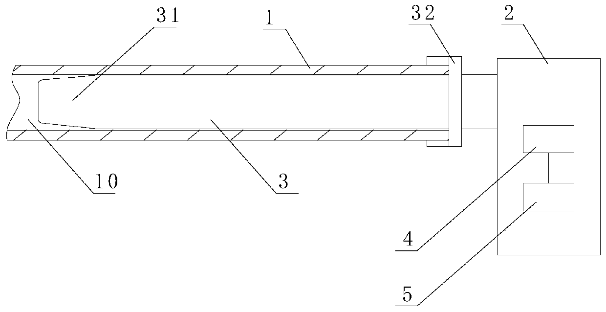 Partial discharge detection system of medium-voltage cable