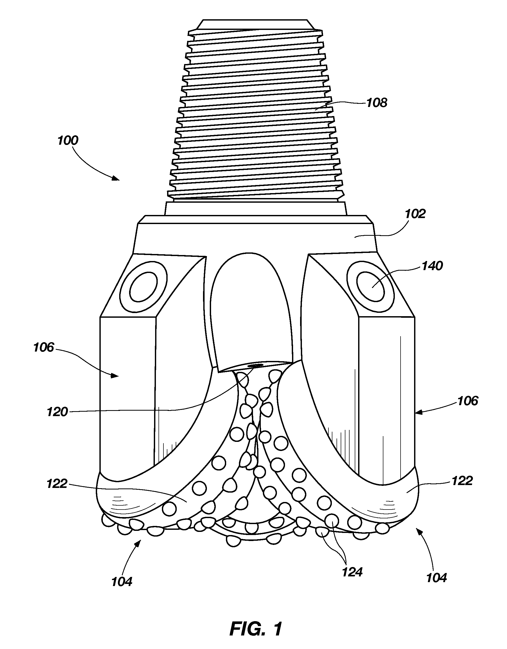 Methods of forming at least a portion of earth-boring tools, and articles formed by such methods