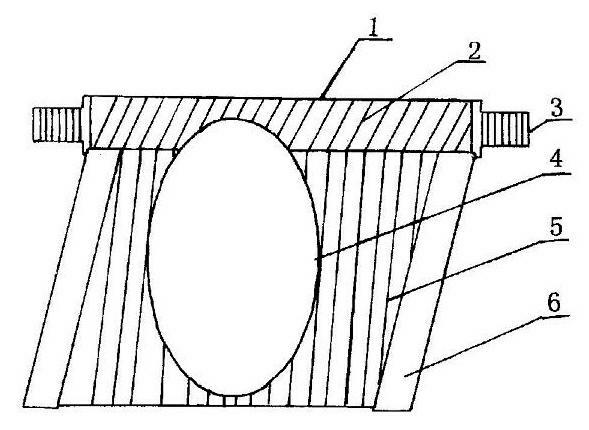 Automobile front wheel flat tire protection device