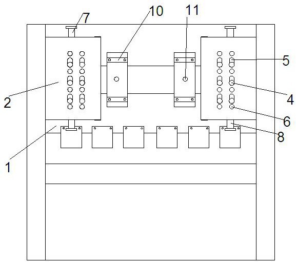 A bending machine with gear synchronous drive mechanism