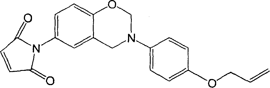 Benzoxazine containing maleimide and allyl ether and its preparing method