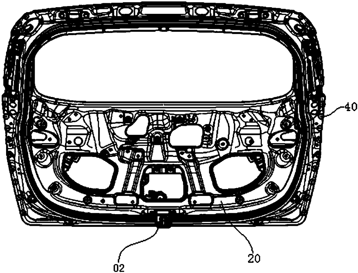 Anti-pinch system of tail gate and vehicle with same