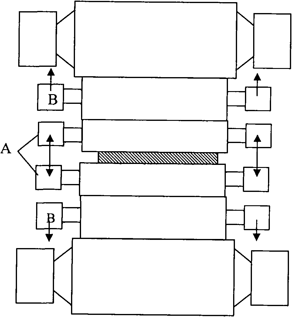Reutilization method of work roll bearing and intermediate roll bearing of cold rolling mill