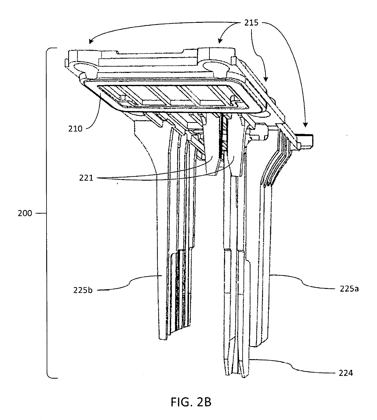 Battery support for a scanning device