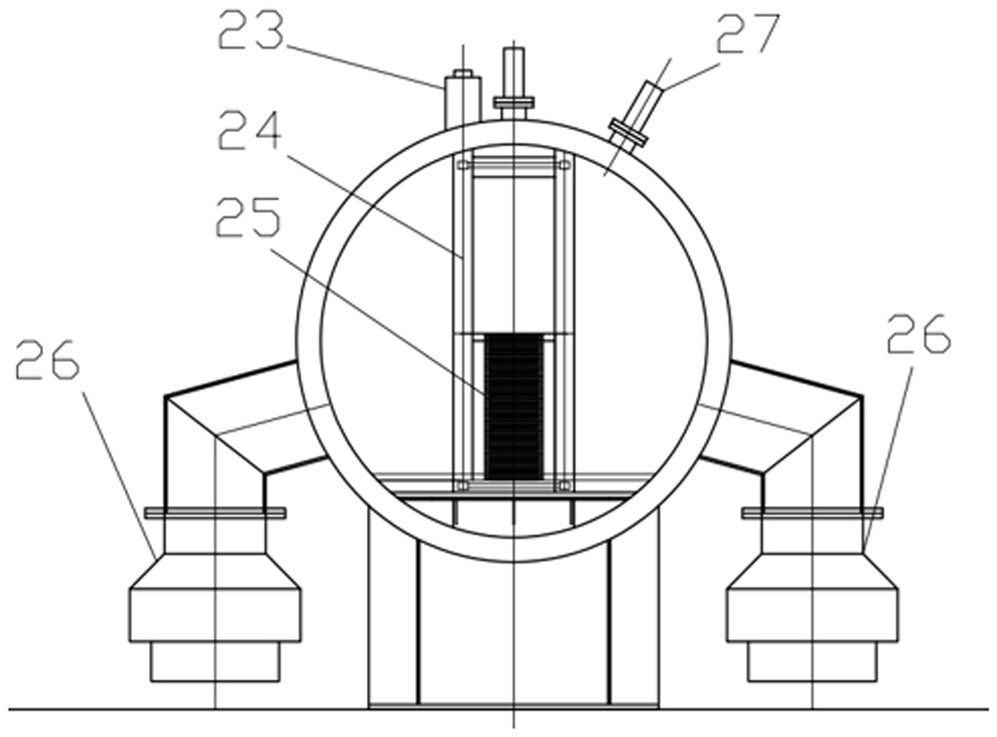 A double vacuum chamber wafer proton irradiation device and irradiation method