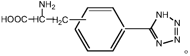Method for preparing chiral amino acid tetrazole compound