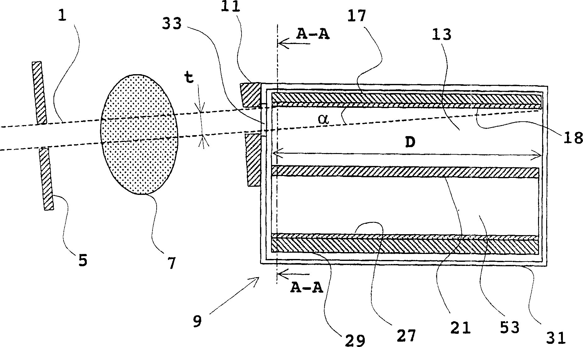 Apparatus and method for radiation detection