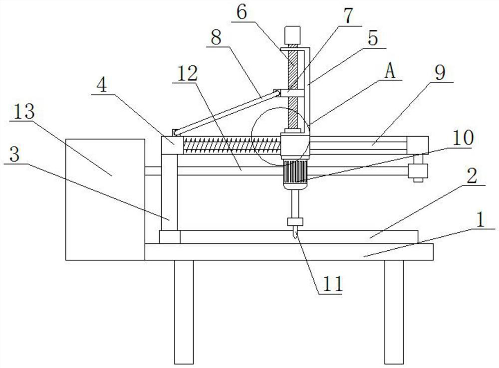 Positioning and cutting device for use in processing of decorative plates and using method