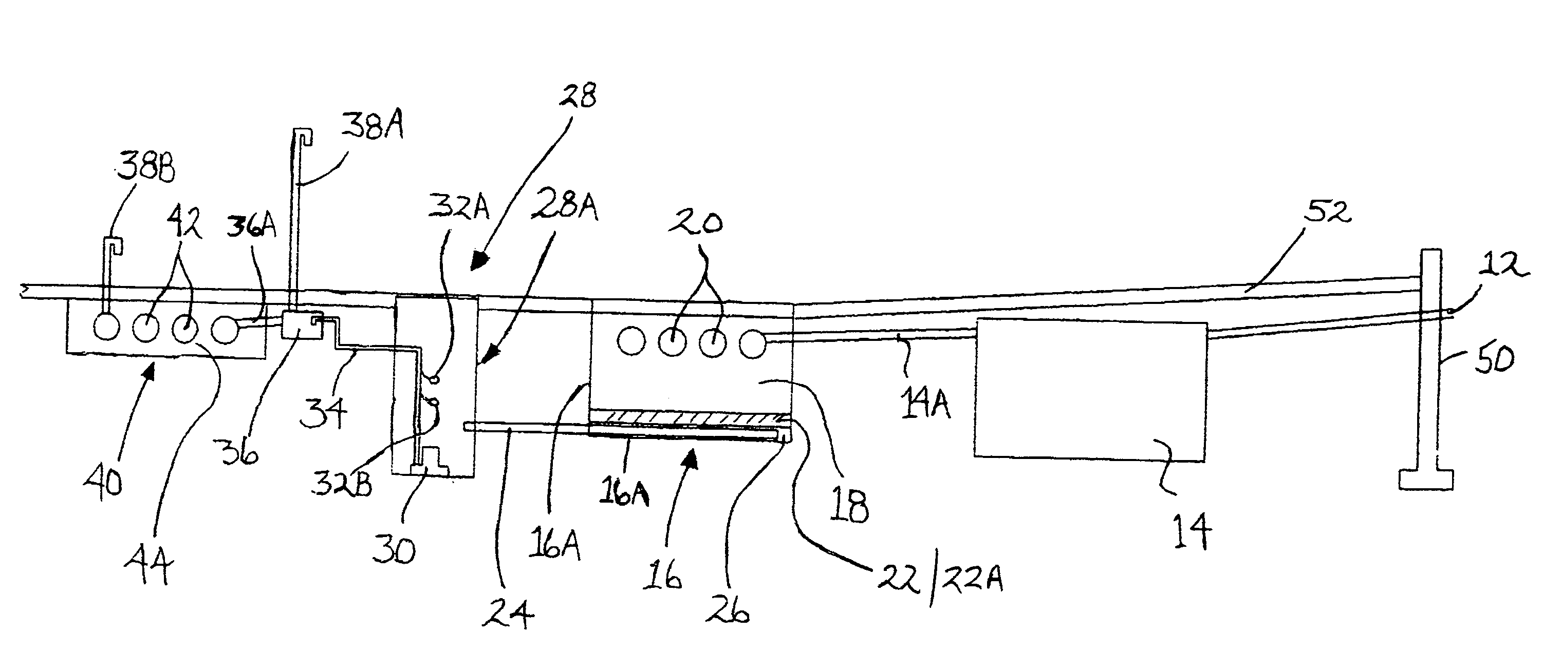 Method, apparatus and system for removal of contaminants from water