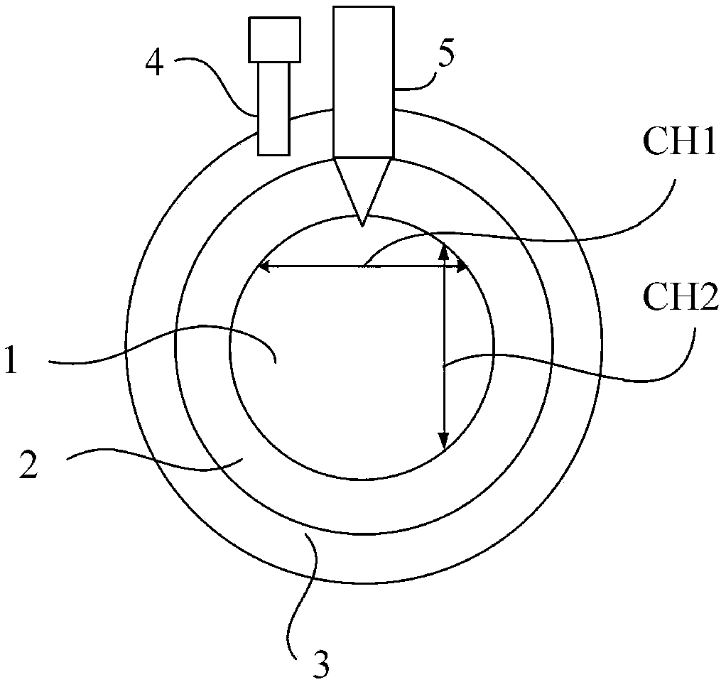 Cutting method of LED chip with no inclined crack angle, optical lens assembly and laser cutting equipment