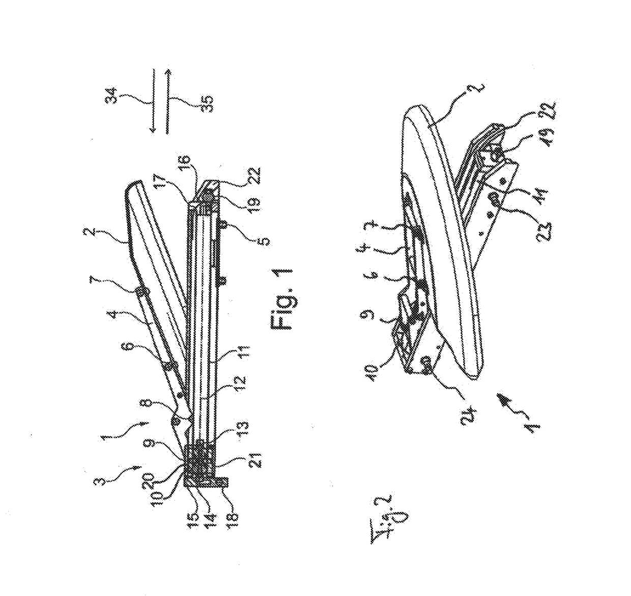 Covering device for a tool storage station