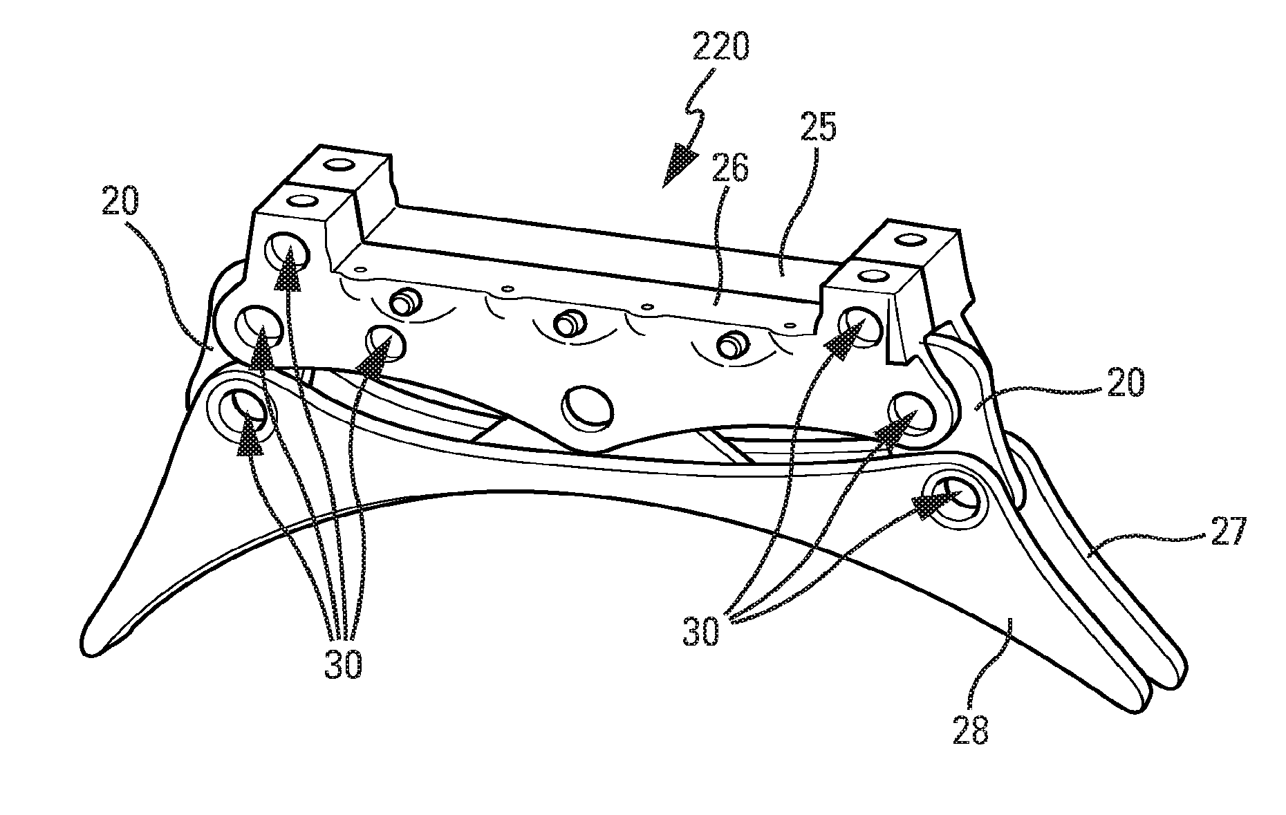 Method of measuring loadings in joins in a high-temperature environment and instrumented shaft for implementation, in particular for rear attachment of aircraft turbojet