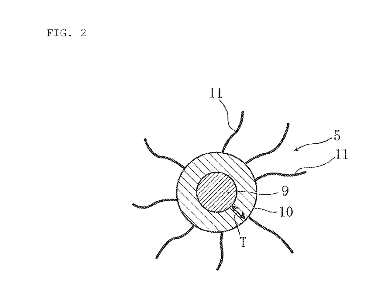 Nanoparticle material and light-emitting device