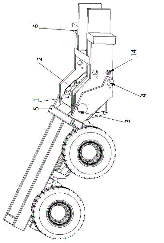 Trailer tailstock rotation mechanism