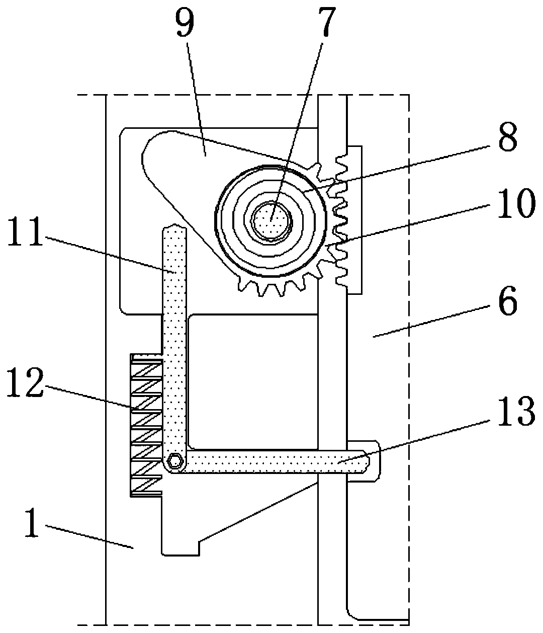 Computer hard disk mounting structure with heat dissipation and exhaust functions