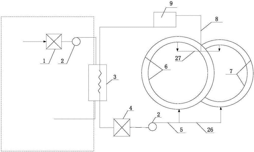 In-stator slot water cooling system and motor with same