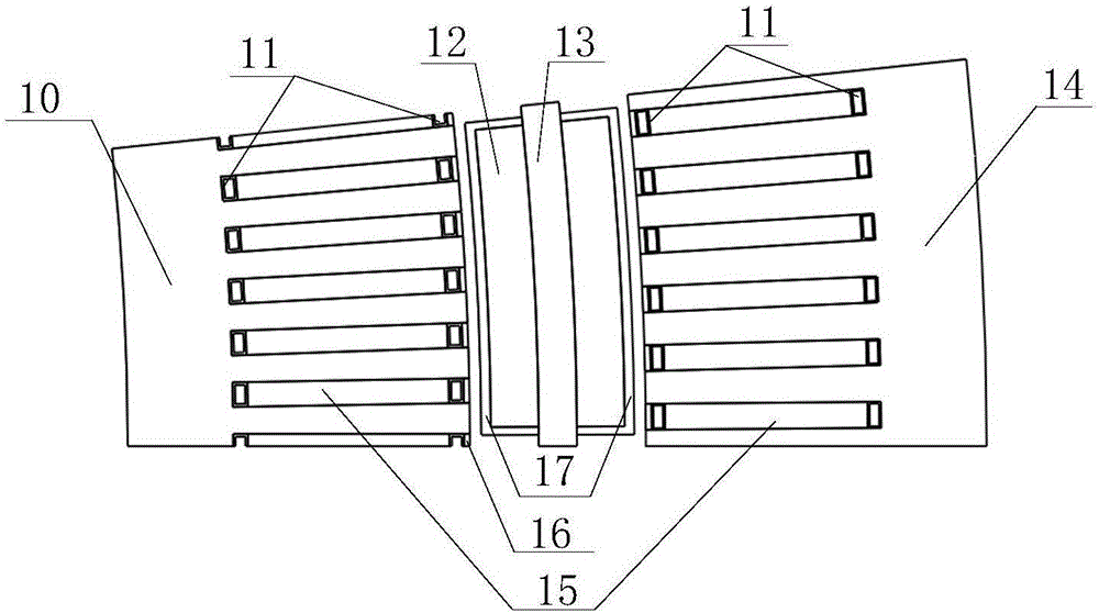 In-stator slot water cooling system and motor with same